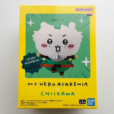 僕のヒーローアカデミア×ちいかわ 緑谷出久×ちいかわ フィギュア My Hero Academia Izuku Midoriya×Chiikawa Figure